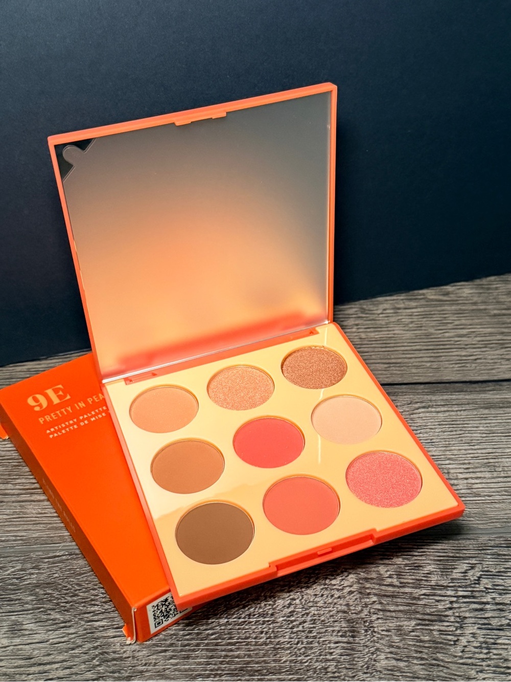 🍑 NIB Morphe 9E Pretty in Peach Palette Warm Neutral Eyeshadow 🍑